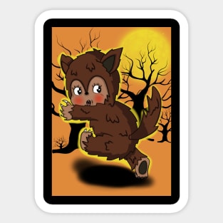 WEREWOLF KEWPIE Sticker